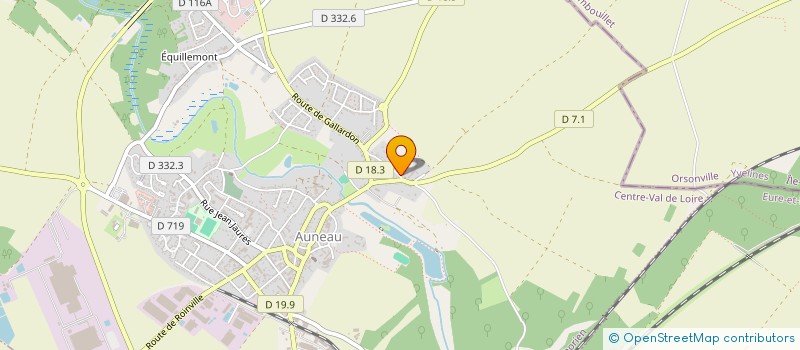 localisation de l'entreprise EARL DE LA PETITE BERGERIE à AUNEAU-BLEURY-SAINT-SYMPHORIEN