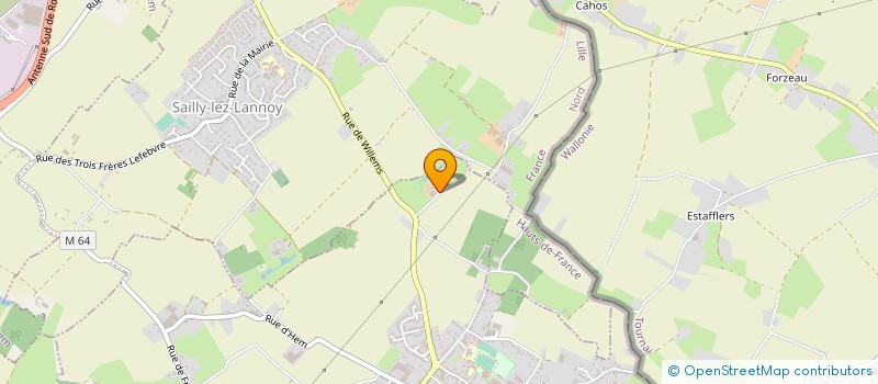 localisation de l'entreprise EARL DE LA PETITE CHAPELLE  WILLEMS