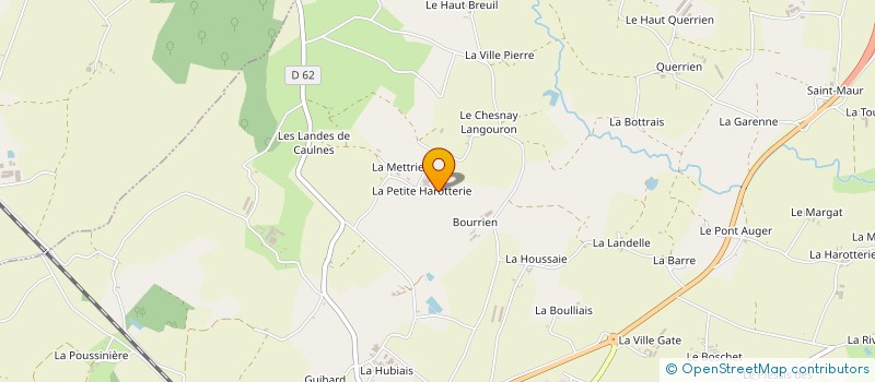 localisation de l'entreprise EARL DE LA PETITE HAROTERIE à CAULNES