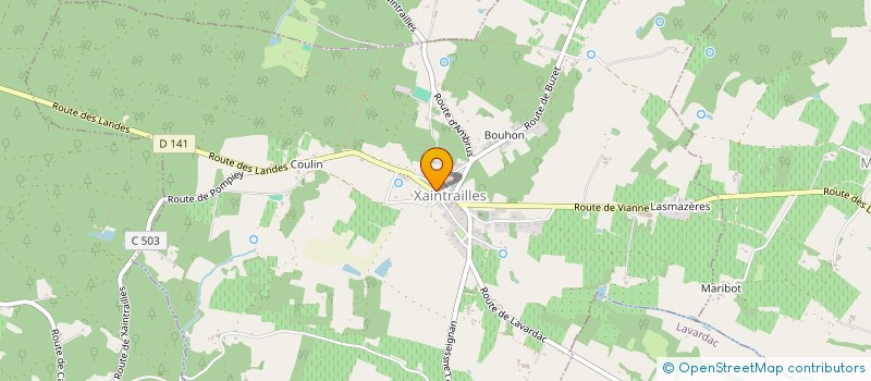 localisation de l'entreprise EARL DE LA PETITE HITTE à MONTGAILLARD-EN-ALBRET