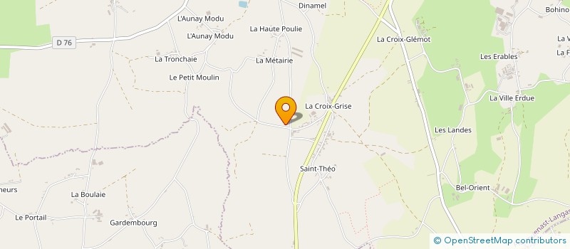 localisation de l'entreprise EARL DE LA PETITE LANDE à PLOUGUENAST-LANGAST