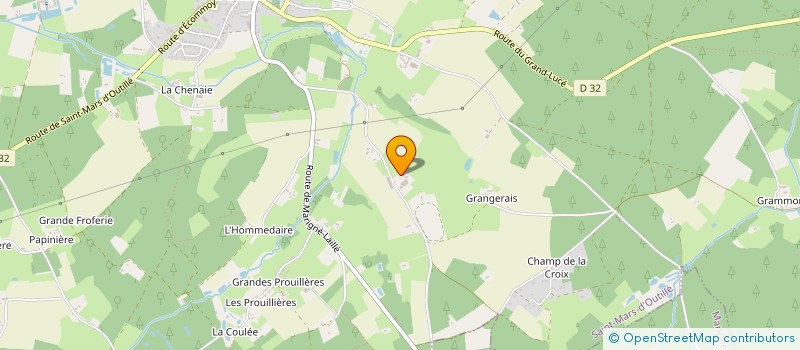 localisation de l'entreprise EARL DE LA PETITE PIE  SAINT-MARS-D'OUTILLE