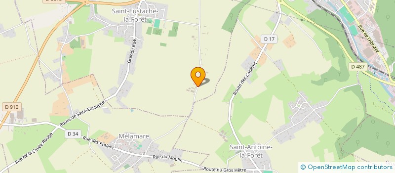 localisation de l'entreprise EARL DE LA PETITE RUE  SAINT-EUSTACHE-LA-FORET