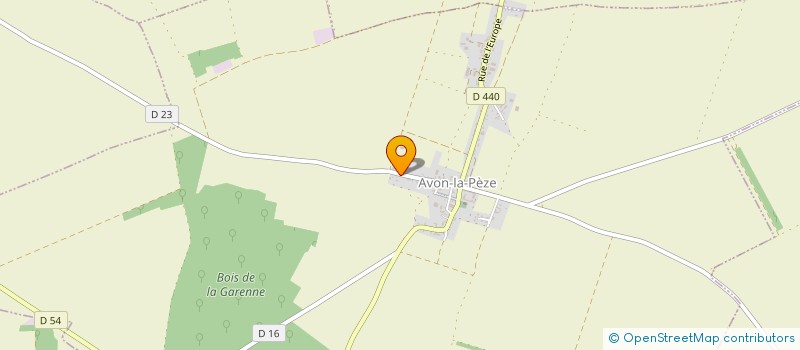 localisation de l'entreprise EARL DE LA PIERRE AUX GRES  AVON-LA-PEZE