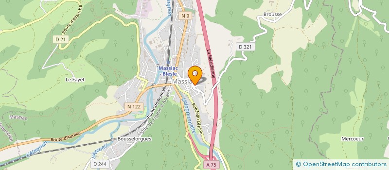 localisation de l'entreprise EARL DE LA PIERRE BLANCHE à LAURIE