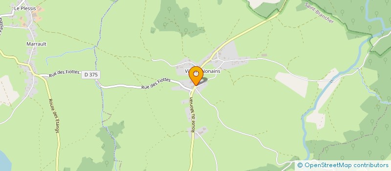 localisation de l'entreprise EARL DE LA PIERRE BLANCHE  SAINT-BRANCHER