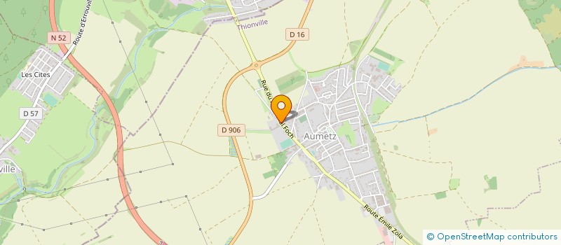 localisation de l'entreprise EARL DE LA PIERREUSE à AUMETZ