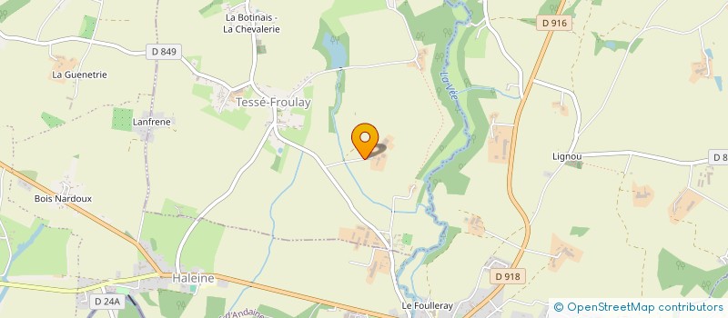 localisation de l'entreprise EARL DE LA PILONAIS à TESSE FROULAY