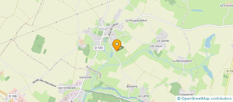 localisation de l'entreprise EARL DE LA PILOTERIE à AIGONDIGNE