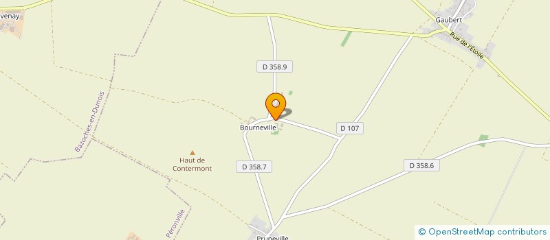 localisation de l'entreprise EARL DE LA PLAINE à GUILLONVILLE