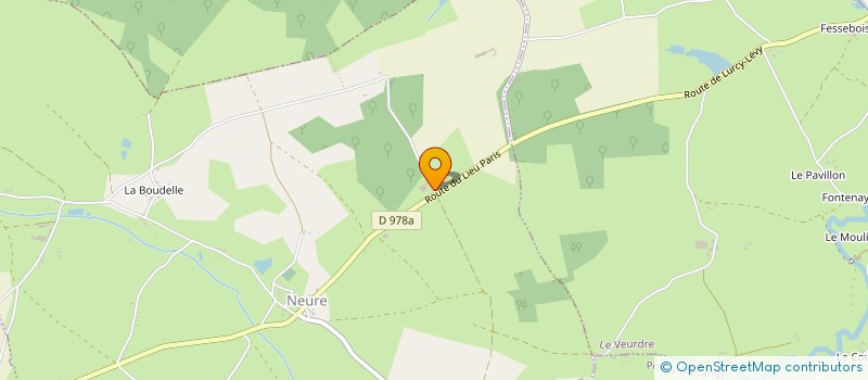 localisation de l'entreprise EARL DE LA PLAISANCE  NEURE