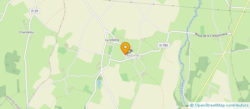 localisation de l'entreprise EARL DE LA PLANCHE  AVOINE