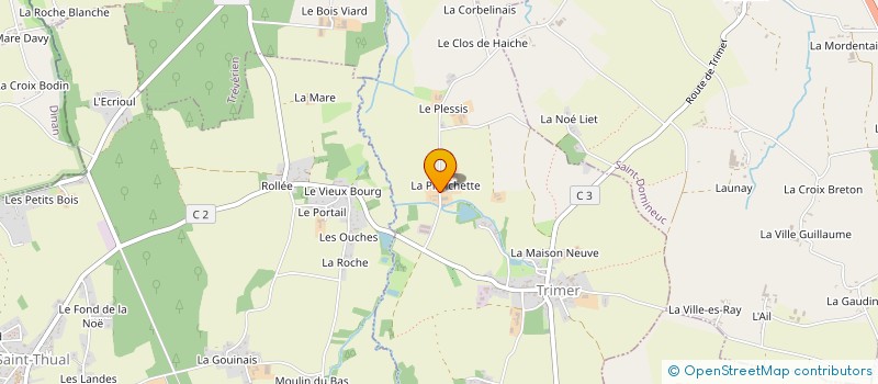 localisation de l'entreprise EARL DE LA PLANCHETTE à TRIMER