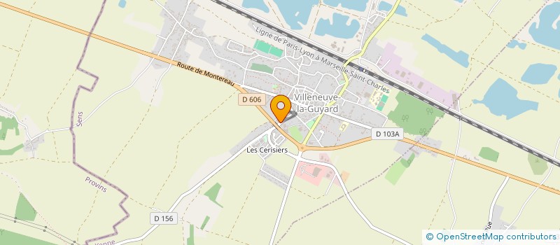 localisation de l'entreprise EARL DE LA PLANCHETTE à VILLENEUVE-LA-GUYARD