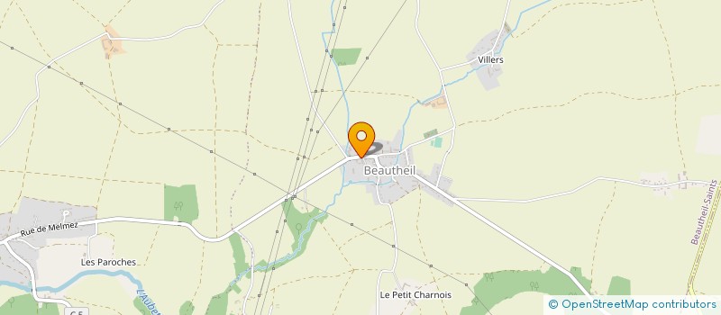 localisation de l'entreprise EARL DE LA PLANCHETTE à BEAUTHEIL-SAINTS