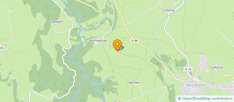 localisation de l'entreprise EARL DE LA PLOGNE à NEUVEGLISE-SUR-TRUYERE