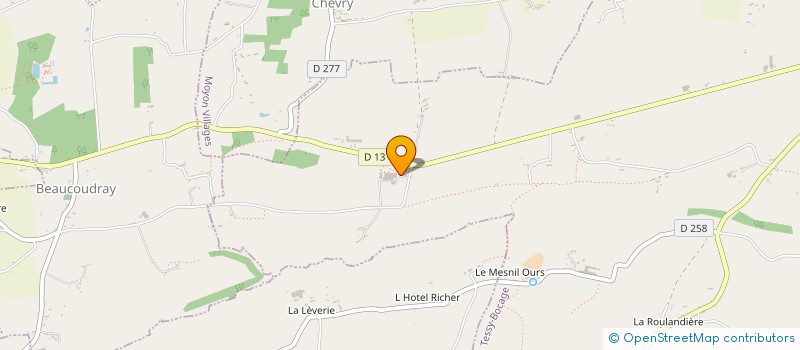 localisation de l'entreprise EARL DE LA POTERIE à TESSY-BOCAGE