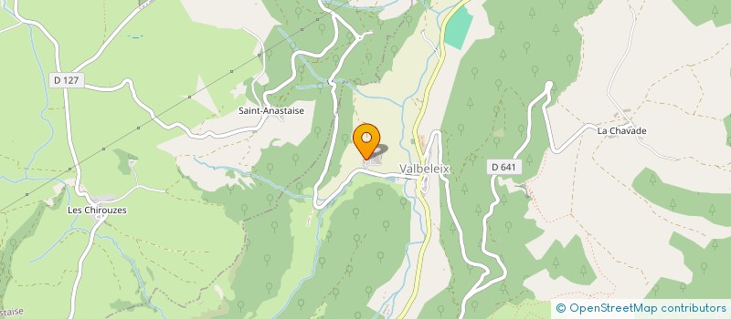 localisation de l'entreprise EARL DE LA PRADE à VALBELEIX