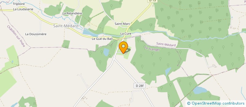 localisation de l'entreprise EARL DE LA PRENAUDIERE à LE TRANGER