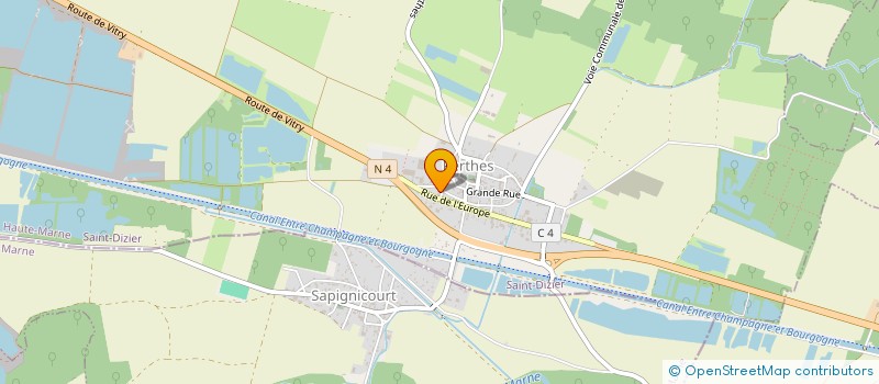 localisation de l'entreprise EARL DE LA PRIOLEE à PERTHES
