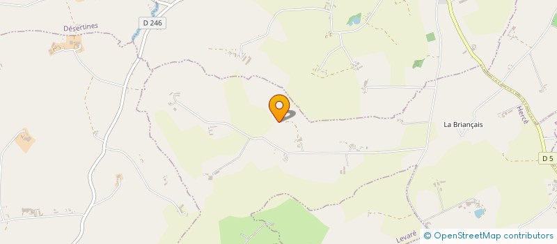 localisation de l'entreprise EARL DE LA RAGOLIERE  HERCE