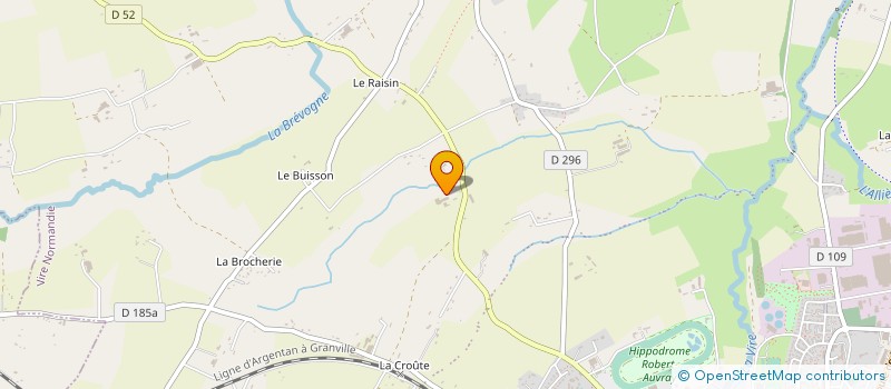 localisation de l'entreprise EARL DE LA RAINIERE à VIRE-NORMANDIE