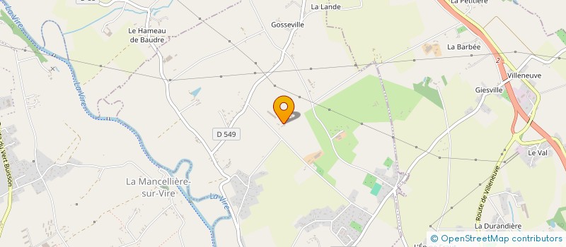 localisation de l'entreprise EARL DE LA RAITIERE à SAINTE-SUZANNE-SUR-VIRE