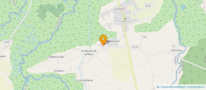 localisation de l'entreprise EARL DE LA RAMEE à TRIBEHOU