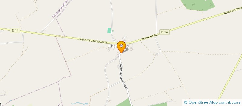 localisation de l'entreprise EARL DE LA REBILLATE  CHAVANNES