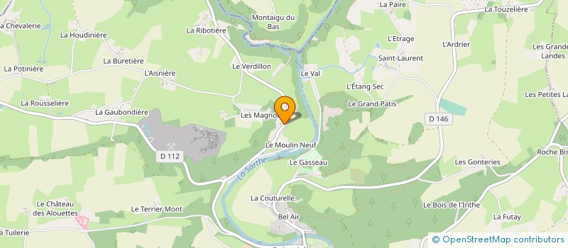 localisation de l'entreprise EARL DE LA RECULERIE à SAINT GEORGES LE GAULTIER