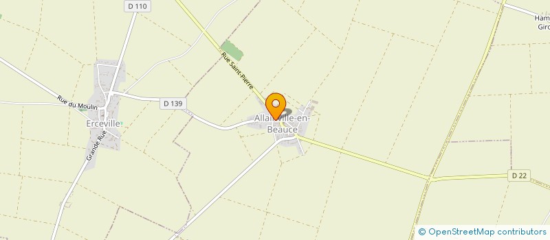 localisation de l'entreprise EARL DE LA RENARDIERE à OUTARVILLE