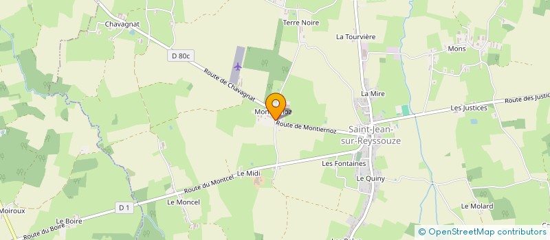 localisation de l'entreprise EARL DE LA RESERVE à SAINT-JEAN-SUR-REYSSOUZE
