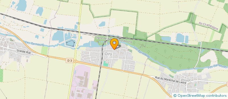 localisation de l'entreprise EARL DE LA RESERVE  OIRY