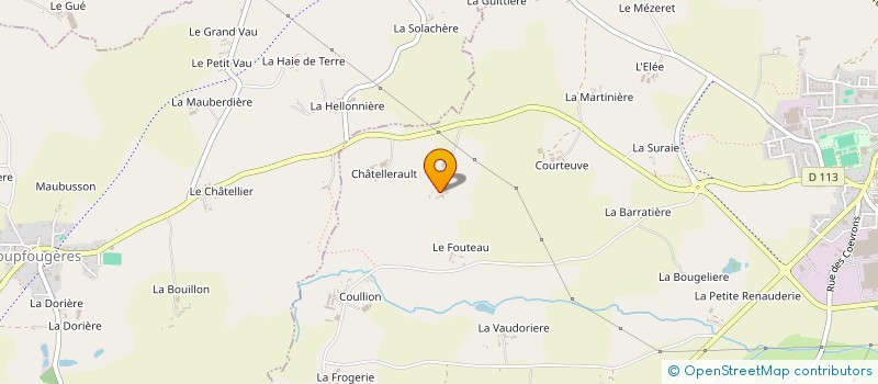 localisation de l'entreprise EARL DE LA RICHARDIERE à AVERTON