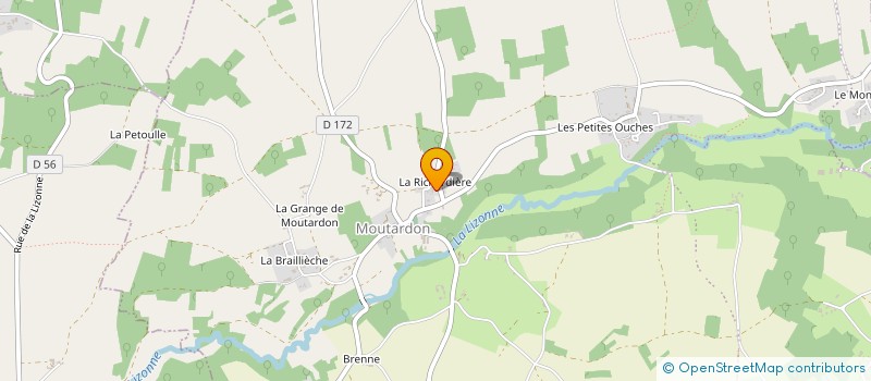 localisation de l'entreprise EARL DE LA RICHARDIERE  NANTEUIL-EN-VALLEE