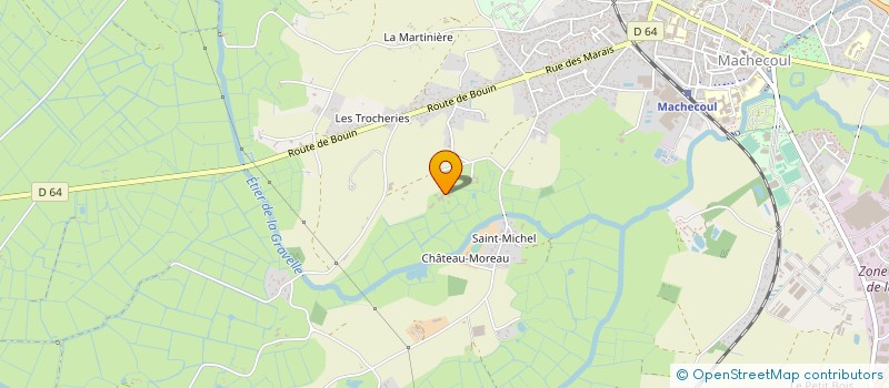 localisation de l'entreprise EARL DE LA RIVIERE NEUVE  MACHECOUL-SAINT-MEME