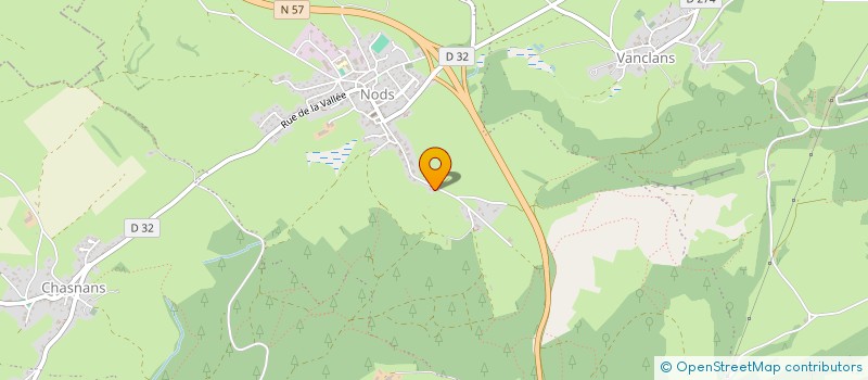 localisation de l'entreprise EARL DE LA ROCHE  LES PREMIERS SAPINS