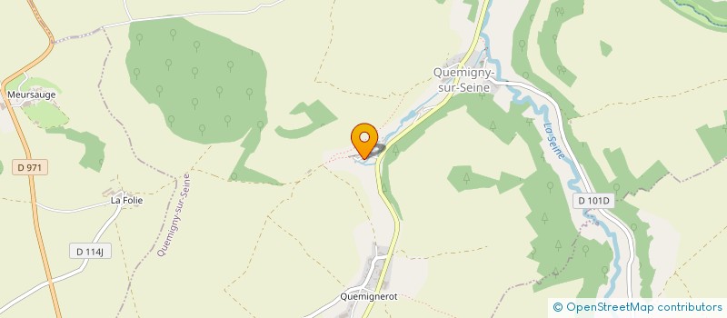 localisation de l'entreprise EARL DE LA ROCHE  BEAULIEU