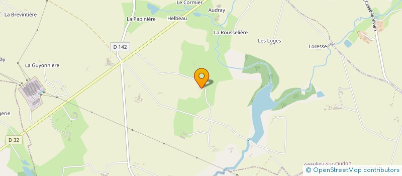 localisation de l'entreprise EARL DE LA ROCHE LACTEE à BEAULIEU-SUR-OUDON