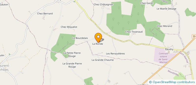 localisation de l'entreprise EARL DE LA RONDE à SAINT-MARTIAL