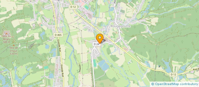 localisation de l'entreprise EARL DE LA ROSEMONTOISE  ROUGEGOUTTE