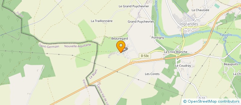 localisation de l'entreprise EARL DE LA ROSETTIERE à LE BLANC