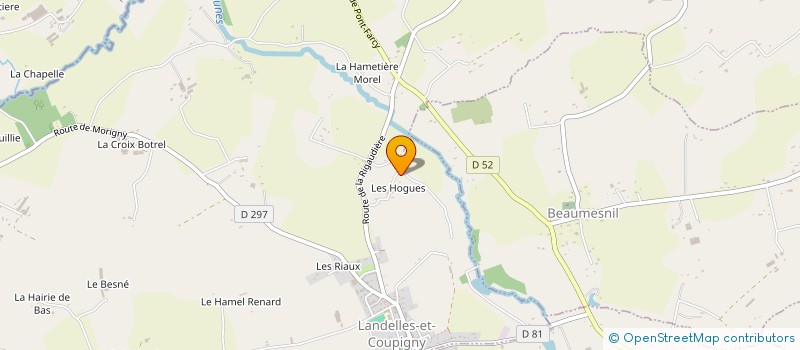 localisation de l'entreprise EARL DE LA ROTIERE  LANDELLES-ET-COUPIGNY