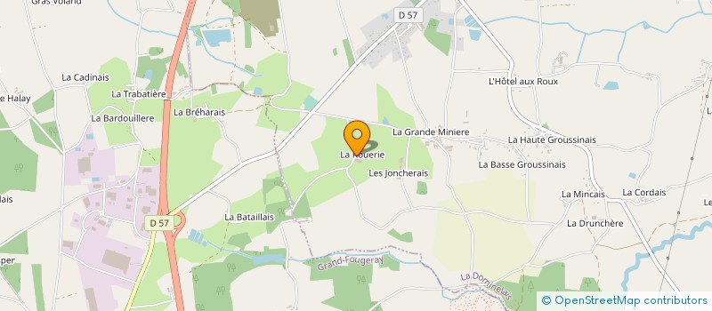 localisation de l'entreprise EARL DE LA ROUERIE à LA DOMINELAIS