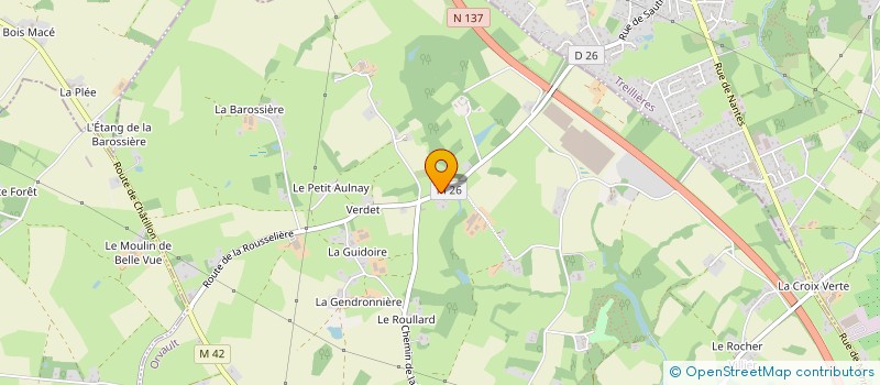localisation de l'entreprise EARL DE LA ROUSSELIERE à ORVAULT