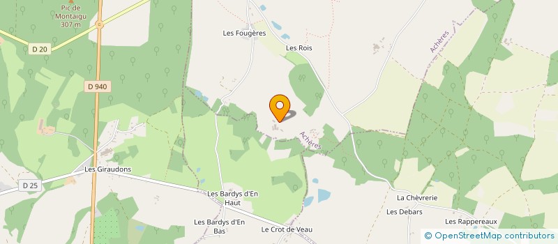 localisation de l'entreprise EARL DE LA ROUSSELLE à ACHERES