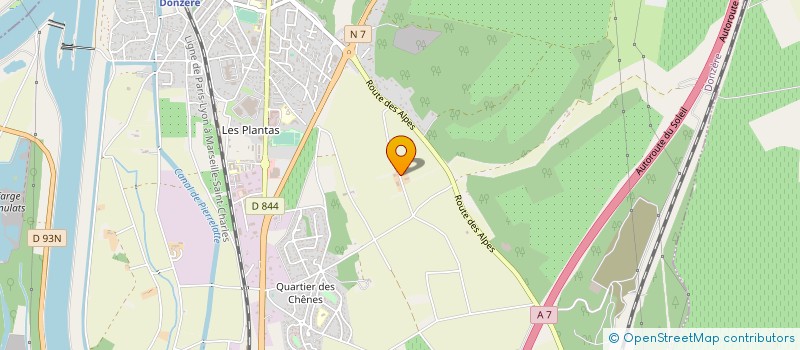 localisation de l'entreprise EARL DE LA ROUSSETTE à DONZERE