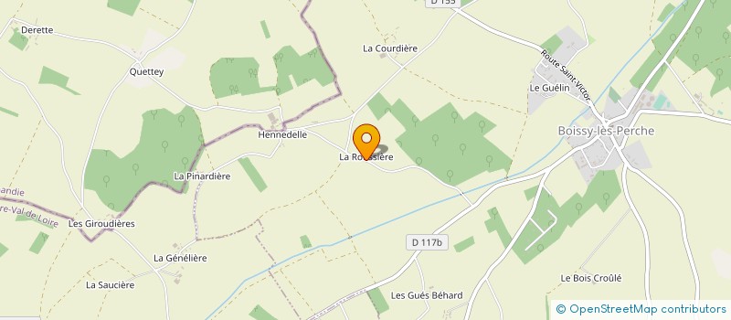localisation de l'entreprise EARL DE LA ROUSSIERE à BOISSY-LES-PERCHE