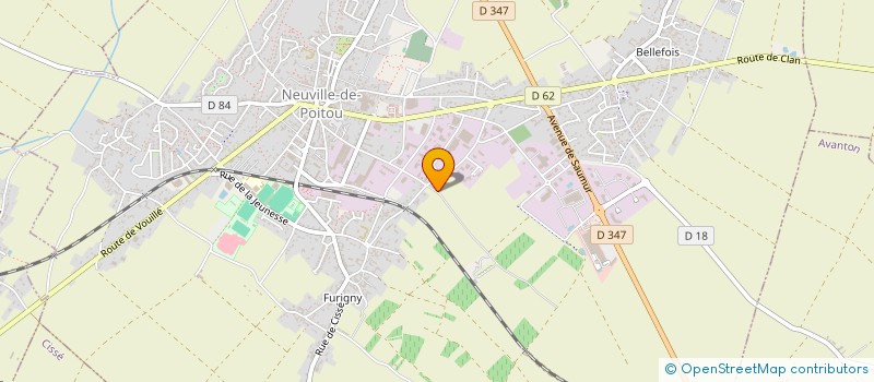 localisation de l'entreprise EARL DE LA ROUSSILLE  NEUVILLE-DE-POITOU