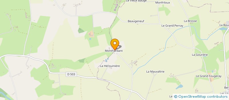 localisation de l'entreprise EARL DE LA ROUTE à SAINT-MARS-SUR-COLMONT